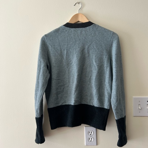 COS Colour-block Cardigan Sweater In Green size S - Picture 11 of 14